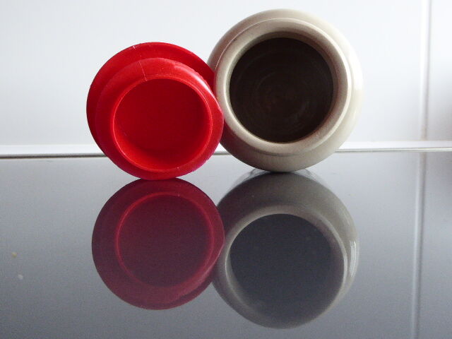 Ancient jar of mustard sandies from Meaux Pommery