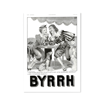 Vintage poster 30s BYRRH