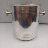 Christofle modèle vibration - seau à champagne Luc Lanel métal argenté tbe