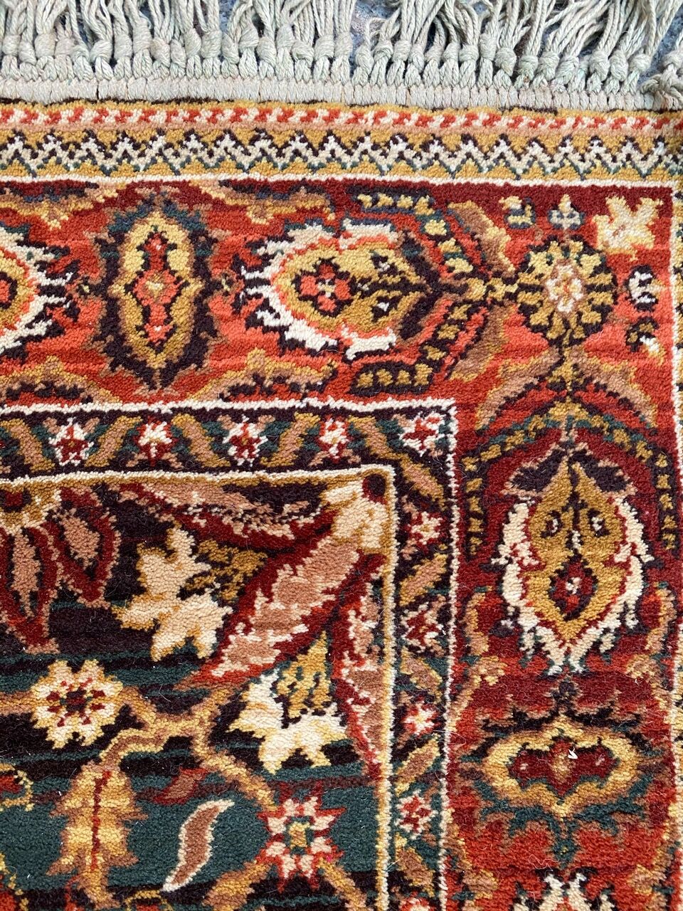 Vintage carpet corridor Persian style 89x300 cm