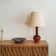 Lampe de table Scandinave en teck - 1960