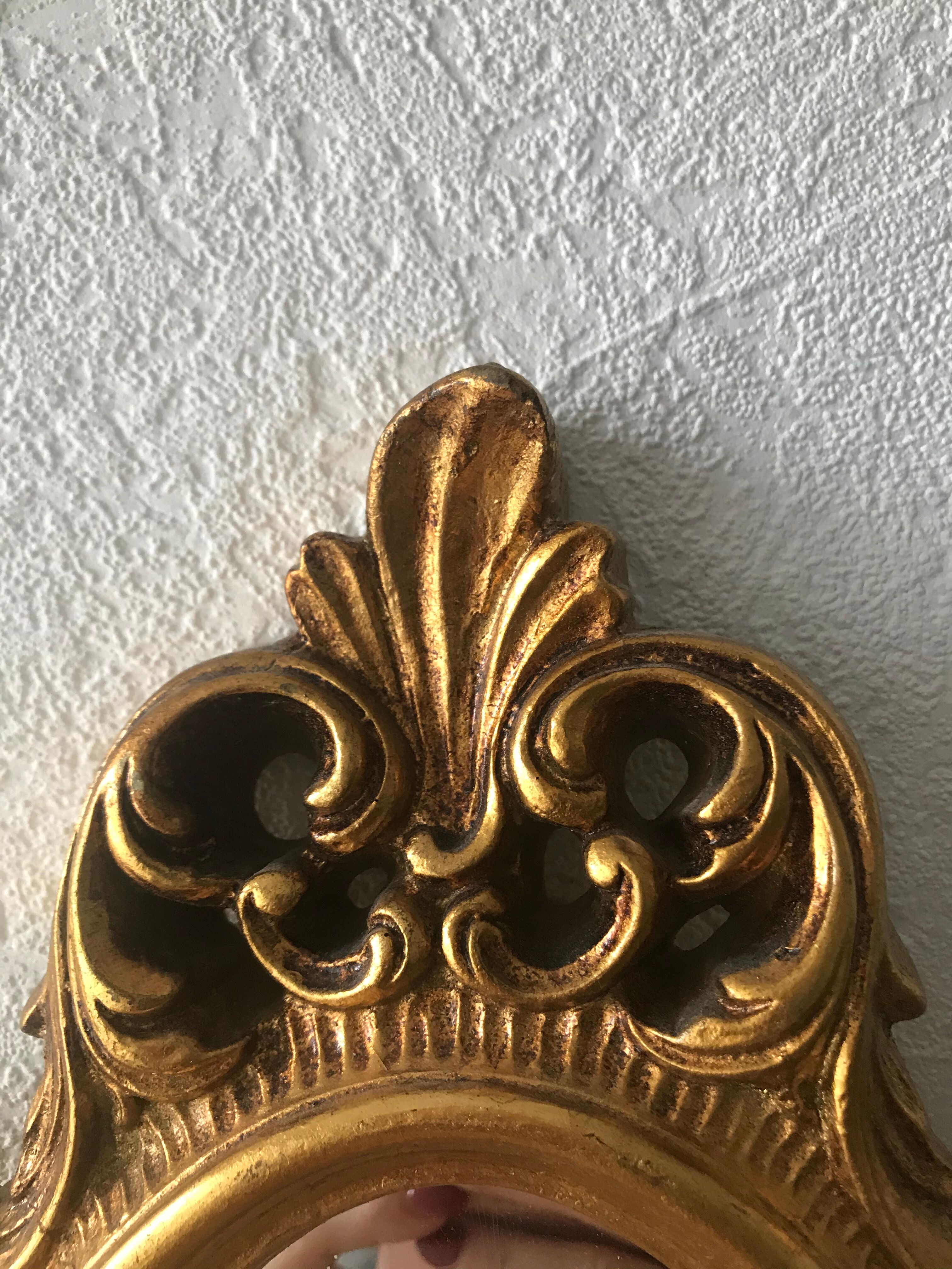 Small mirror golden frame 22x33cm