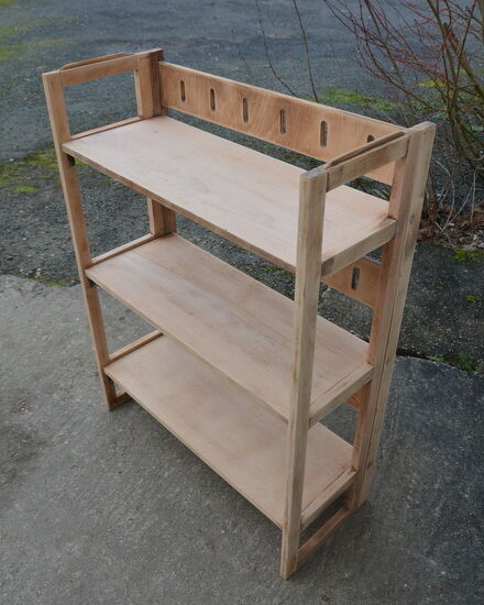 Folding library, bookseller's shelf