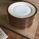 Set of 13 antique Limoges porcelain plates