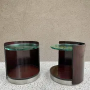 Pair of bedside tables by Gianni Moscatelli, 1970