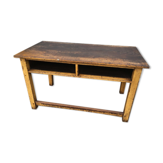 Vintage wooden school desk 1930s