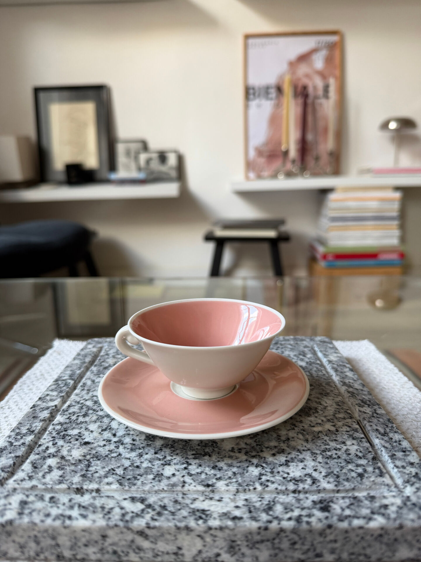 Limoges porcelain coffee cup set