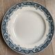 6 flat antique plates in Saint Amand earthenware – model MOROCCO