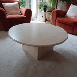 Vintage travertine coffee table