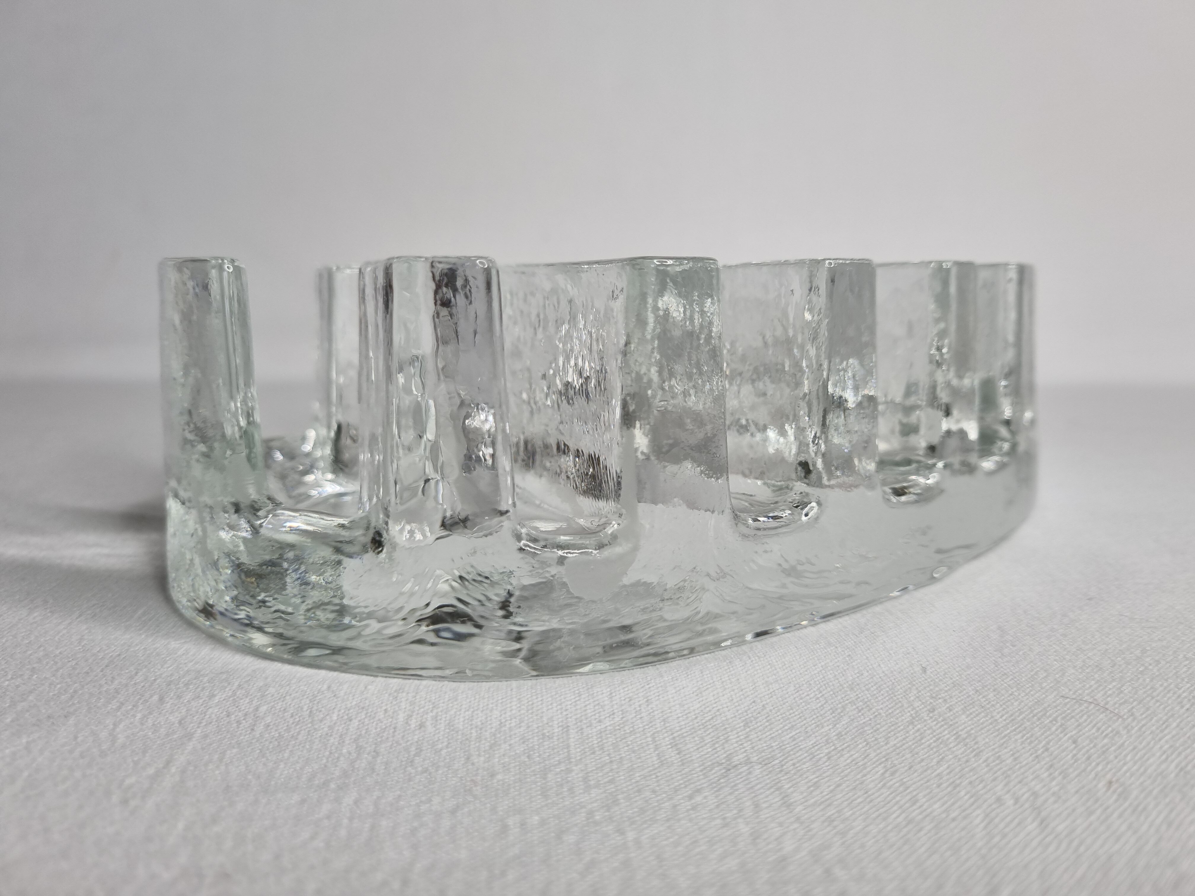Photophore, glass centerpiece, 22 cm