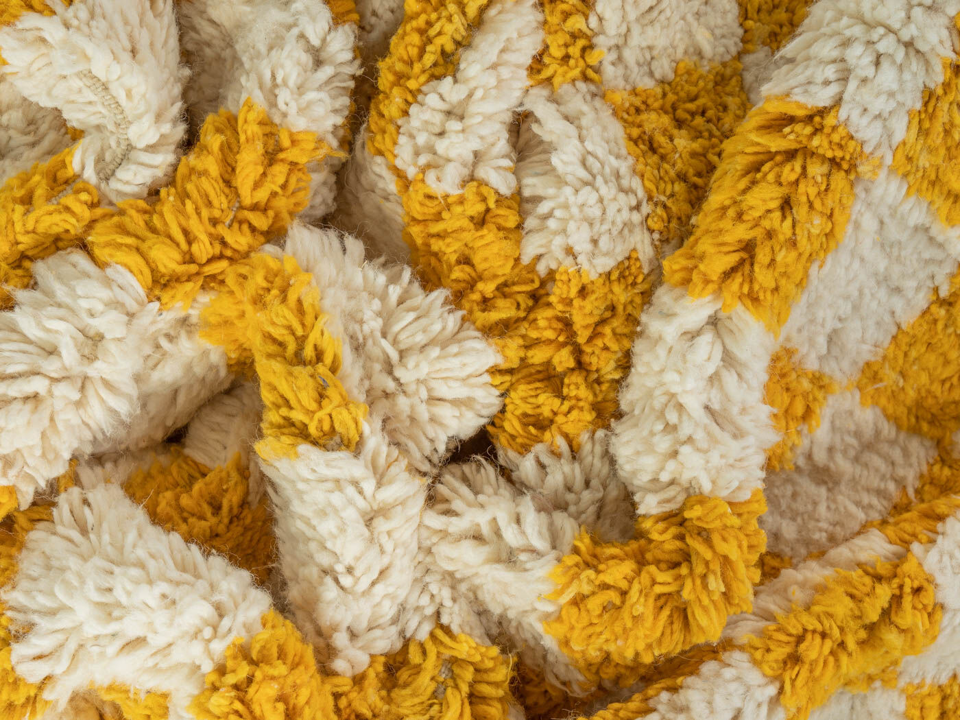 Tapis berbère, Lemon Check II, 147 x 235