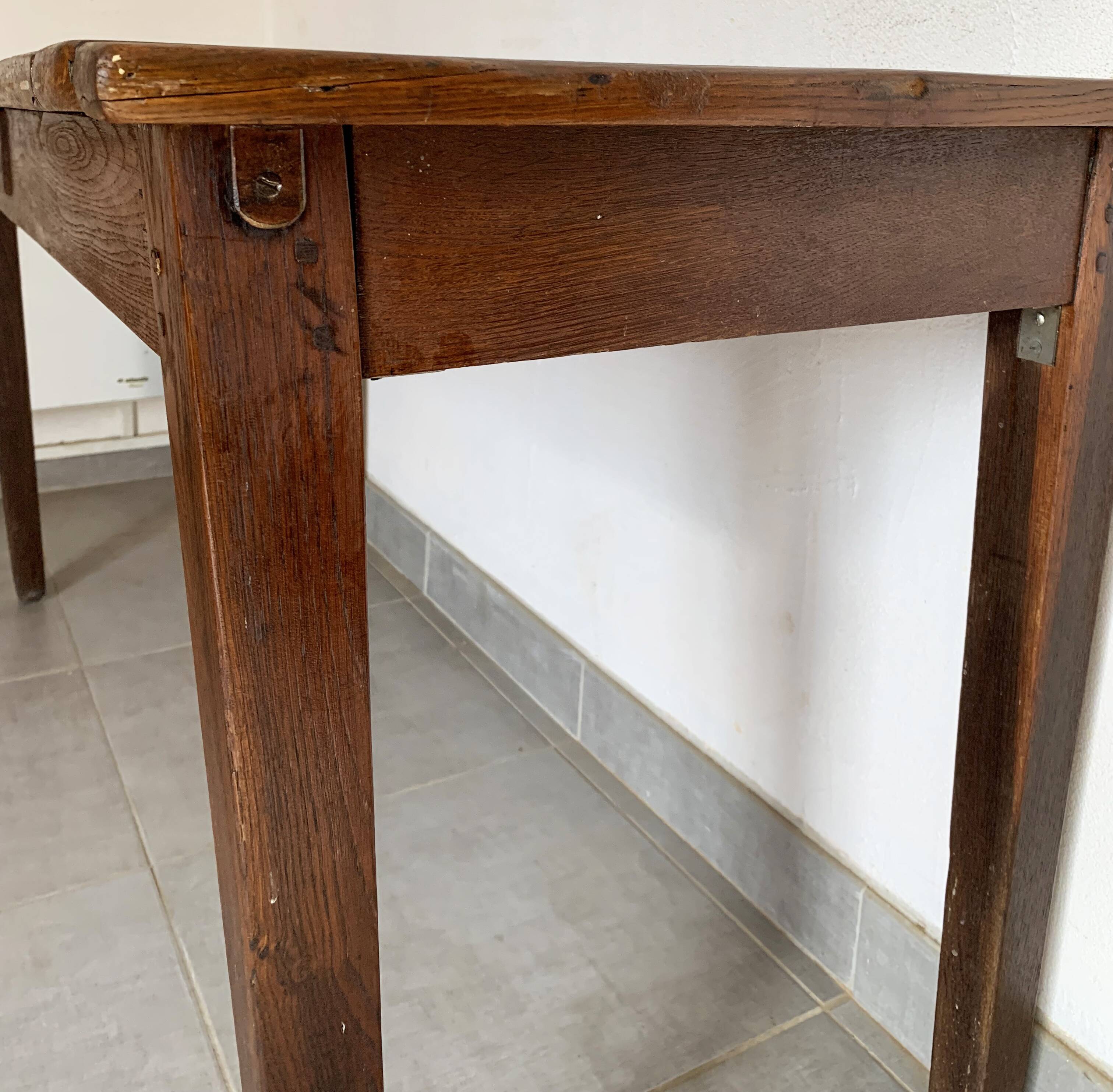 Vintage oak farmhouse/desk table from the 50s