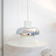 Mandalay White and Silver Pendant Lamp by Andreas Hansen for Louis Poulsen, Denmark