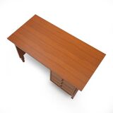 Teak desk with drawers, 1960s