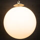 Set of 3 opaline pendant lights from the 60s