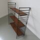 Flexible String shelf, wood and metal 50/60