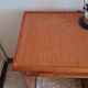 Vintage rattan desk from the 1970s.