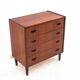 Teak chest of drawers, Denmark, 1960s