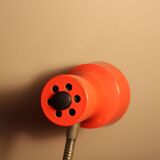 Red desk lamp "veb narva" made in ddr 70's