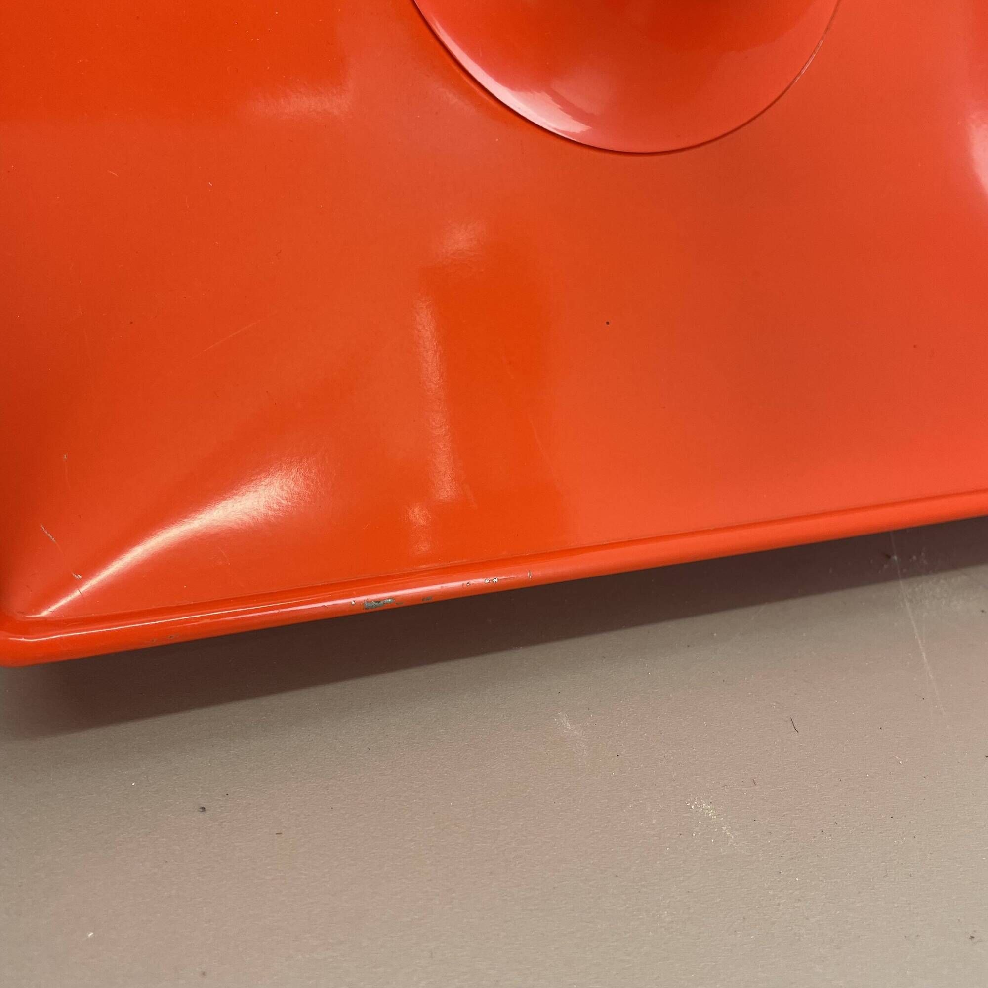 Set of 2 Cubic VERNER PANTON Style RED Wall Light by SÖLKEN Leuchten, 1970s