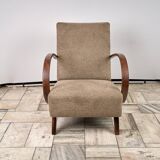 H 410 Armchair designed by Jindrich Halabala, 1940s, Czechoslovakia