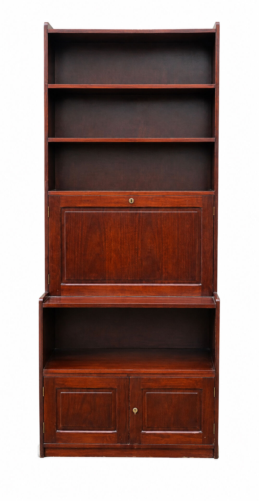 Bureau, bibliothèque vitrée, secrétaire vintage