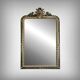 Large Mirror with Parcloses in Gilded and Blackened Wood, Napoleon III Style –