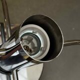 Chrome ceiling or wall lamp Space Age by Gaetano Sciolari for Leola, Germany, 1970s, set of 2