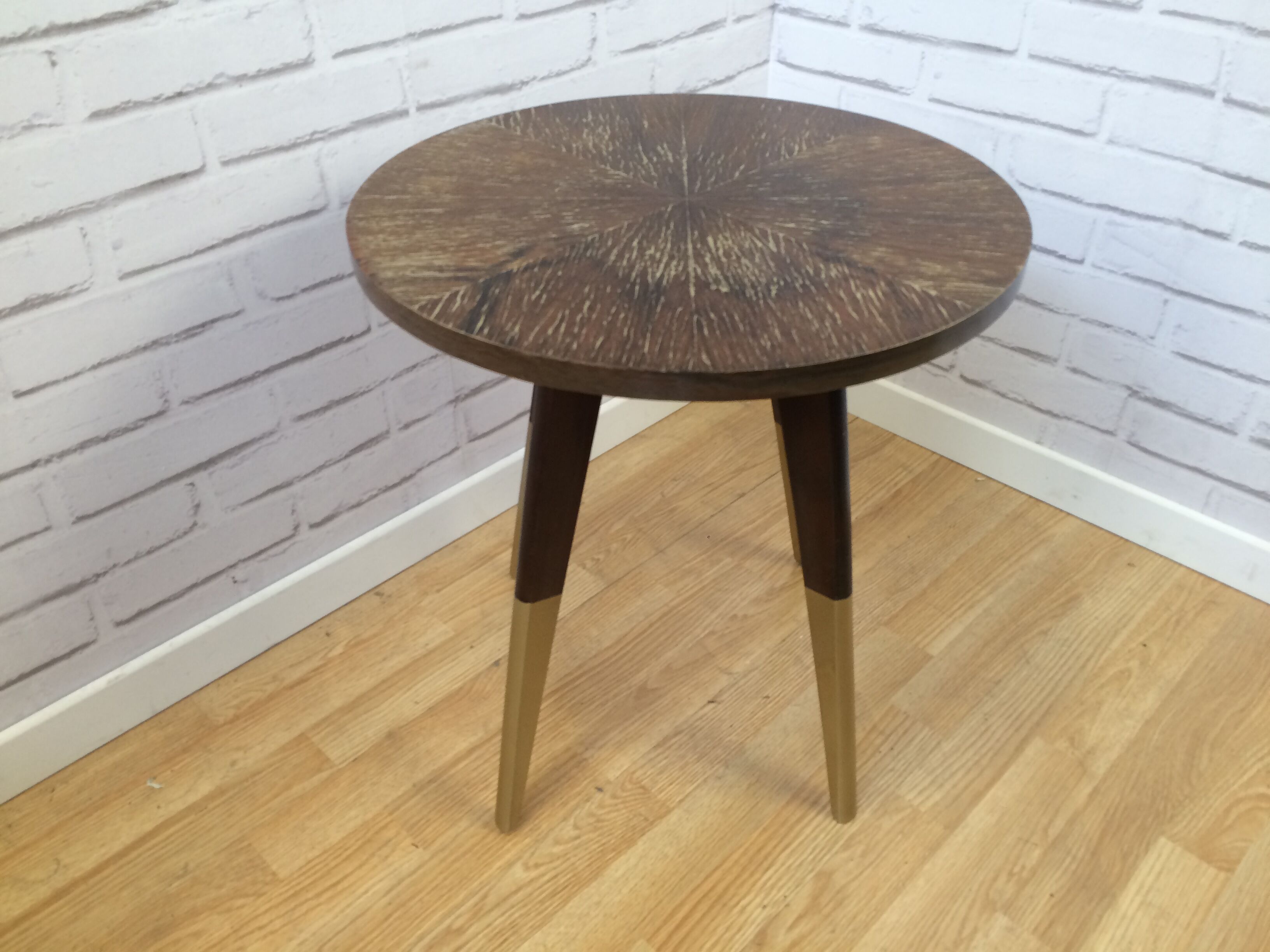 Kintsugi wood and gilded coffee table