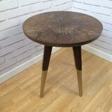 Kintsugi wood and gilded coffee table