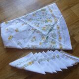 Nappe et ses serviettes