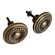 bouton de poignées de meuble ancien en bronze