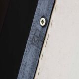 Set of 4 Archipel chairs in leather by Christian Liaigre, 1994