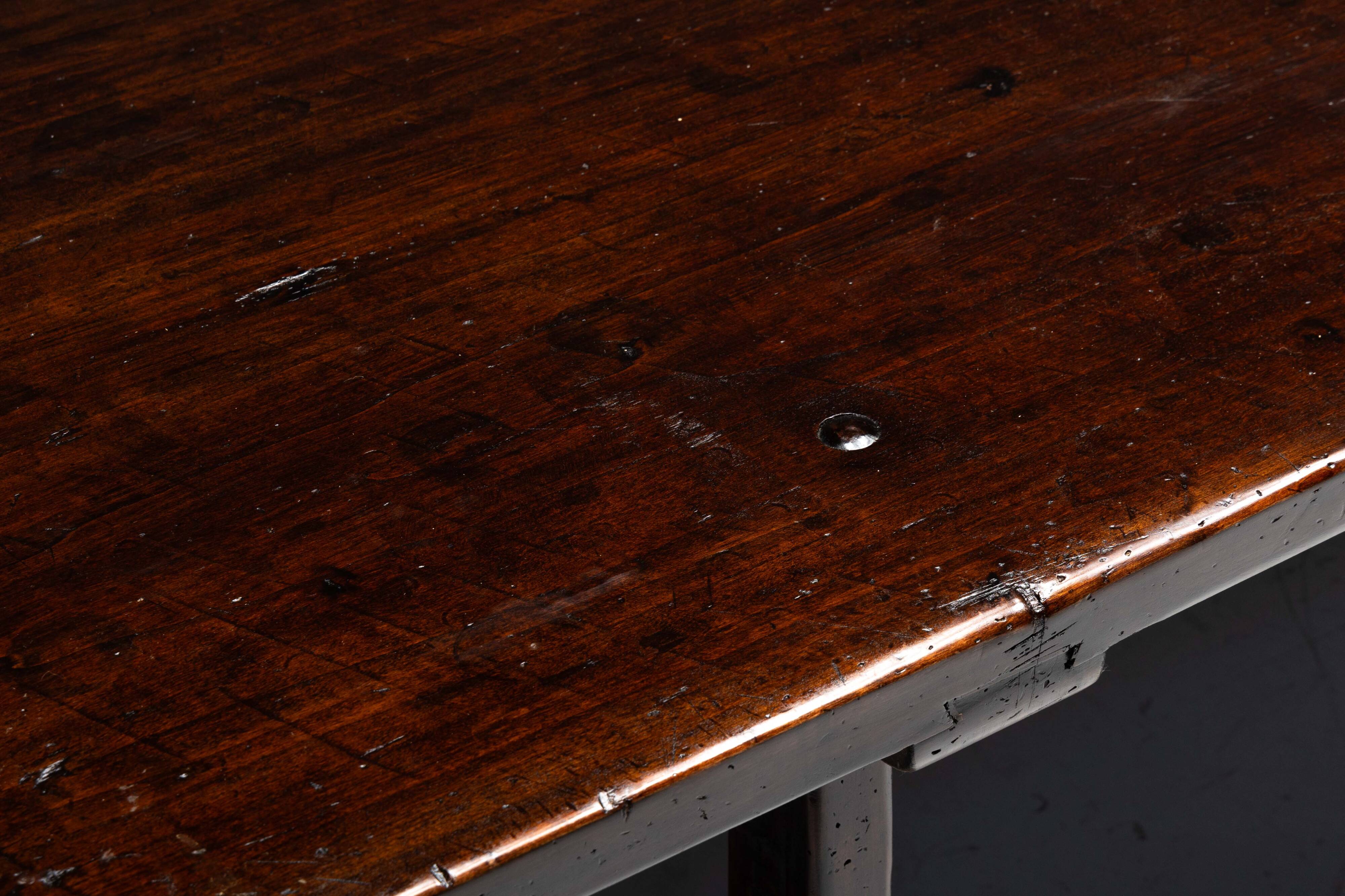 Rustic Vernacular Dining Table, France, Early 20th Century