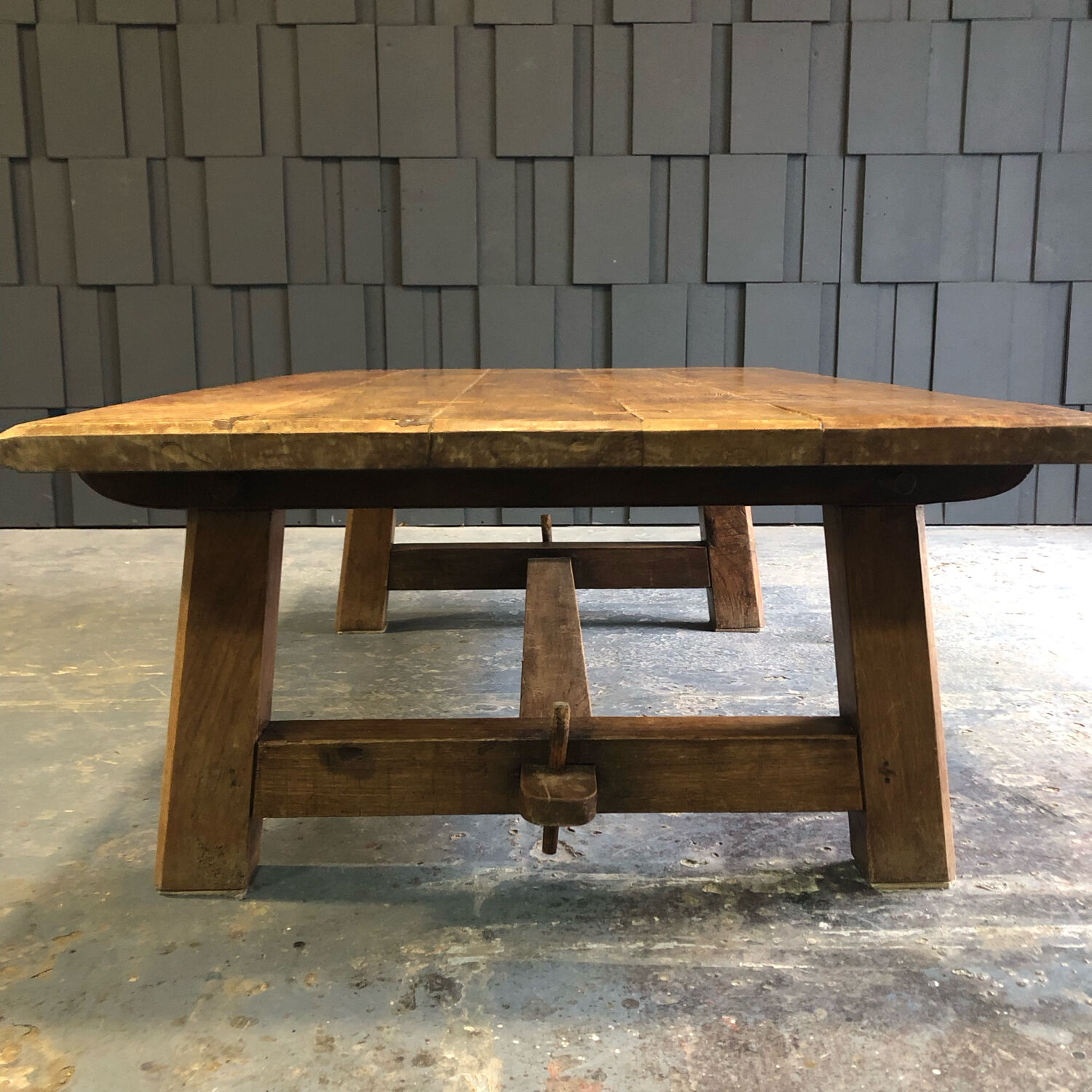 19th century wooden coffee table
