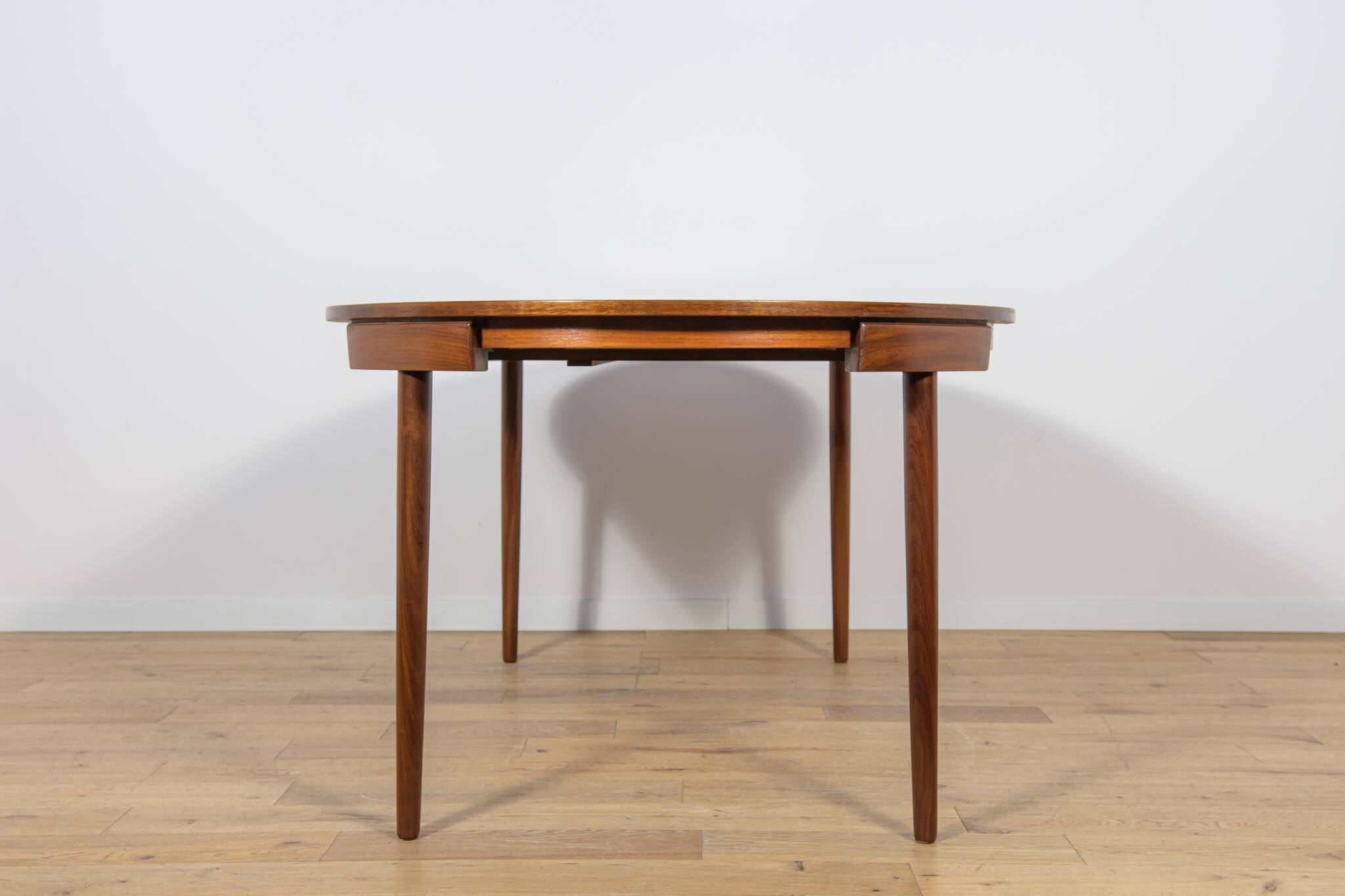 Mid-Century Teak Dining Table and Chairs Set by Hans Olsen for Frem Røjle.
