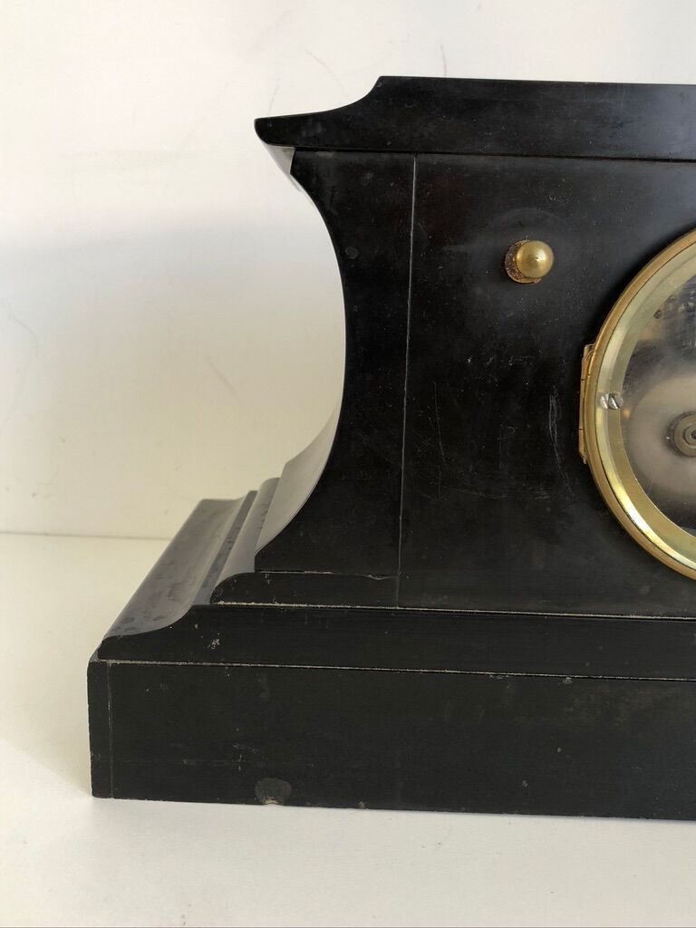 Black marble fireplace pendulum