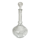 Fluted glass liqueur carafe