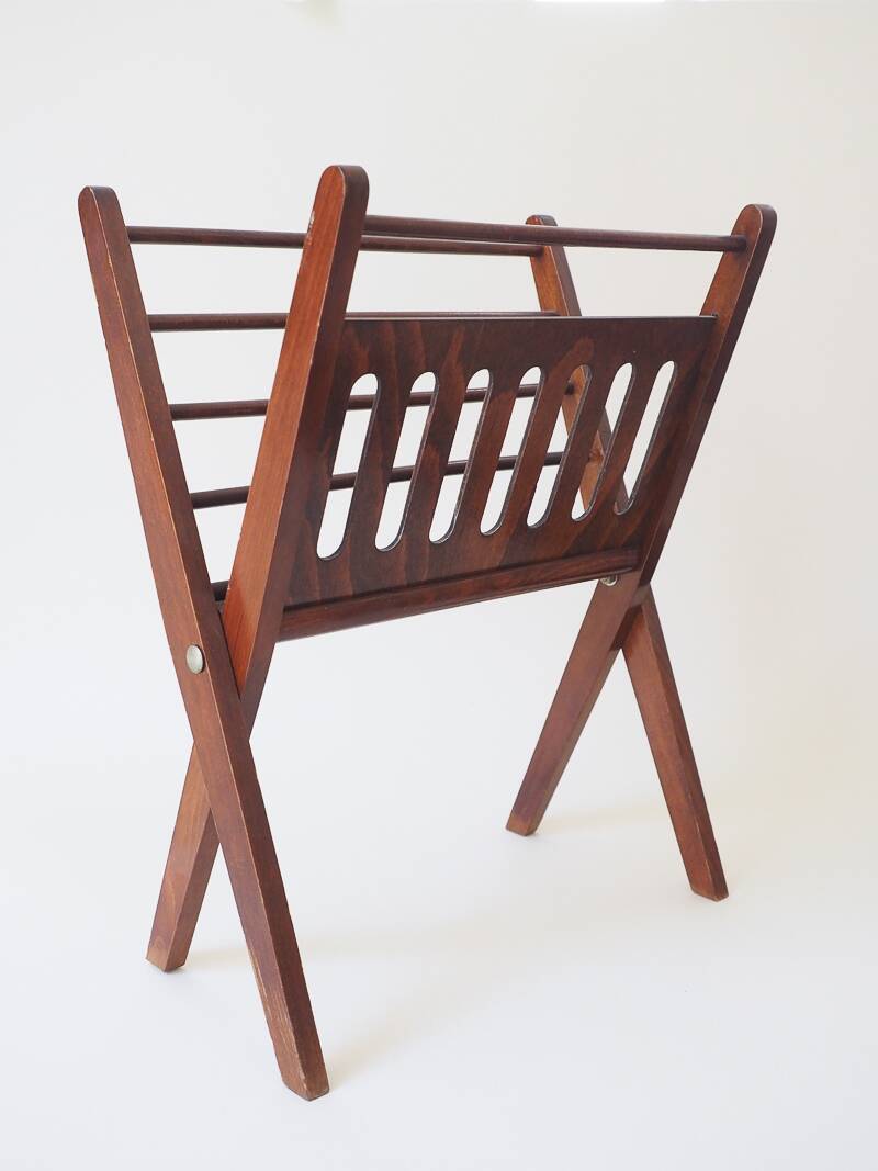 Folding magazine rack Cees Braakman for Pastoe – Dutch Mid-Century design