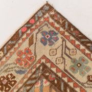 3x11 Red & Brown Persian Runner Rug, 107x336Cm