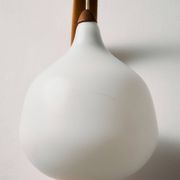 MK10987 Teak and glass wall lamp by Uno & Östen Kristiansson for Luxus