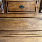 Magnificent varnished chest of drawers