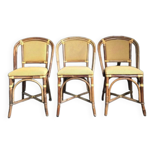 3 chaises vintage en