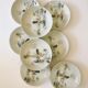 8 Hayashi Kutani bowl plates, Chinese porcelain