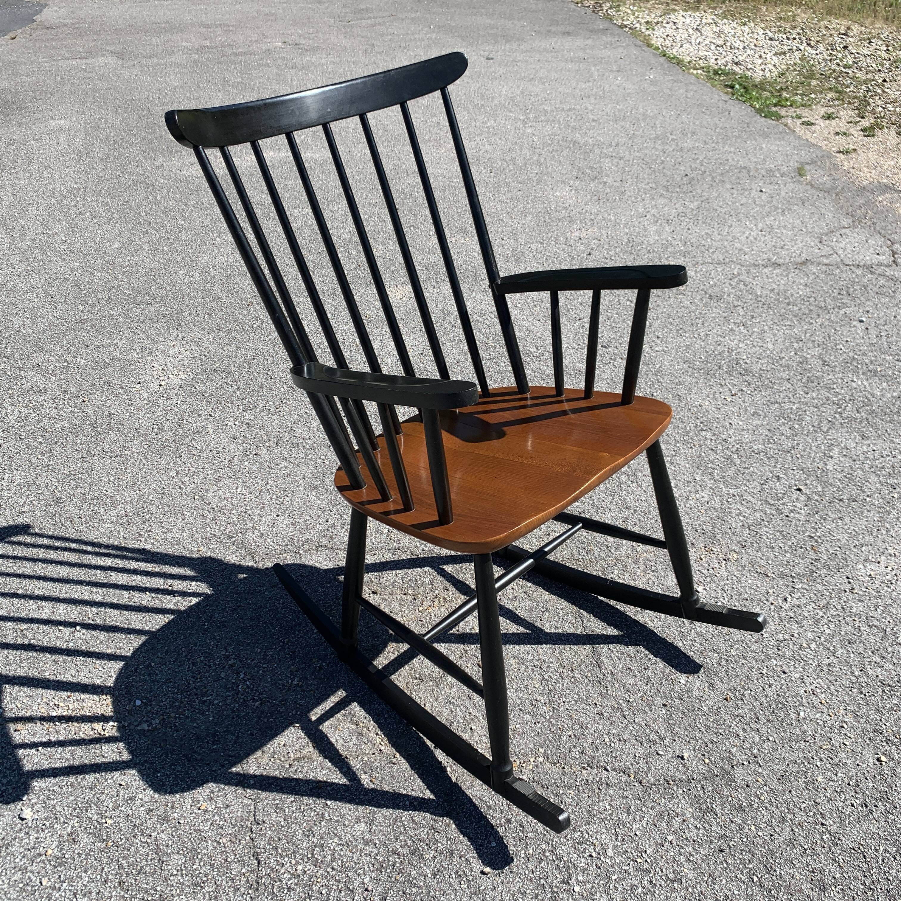 Fauteuil a bascule rocking chair scandinave