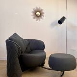Armchair with pouf model girotonda italian design francesco binfaré year 80