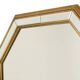 Grand miroir octogonal Deknudt, style Hollywood Regency