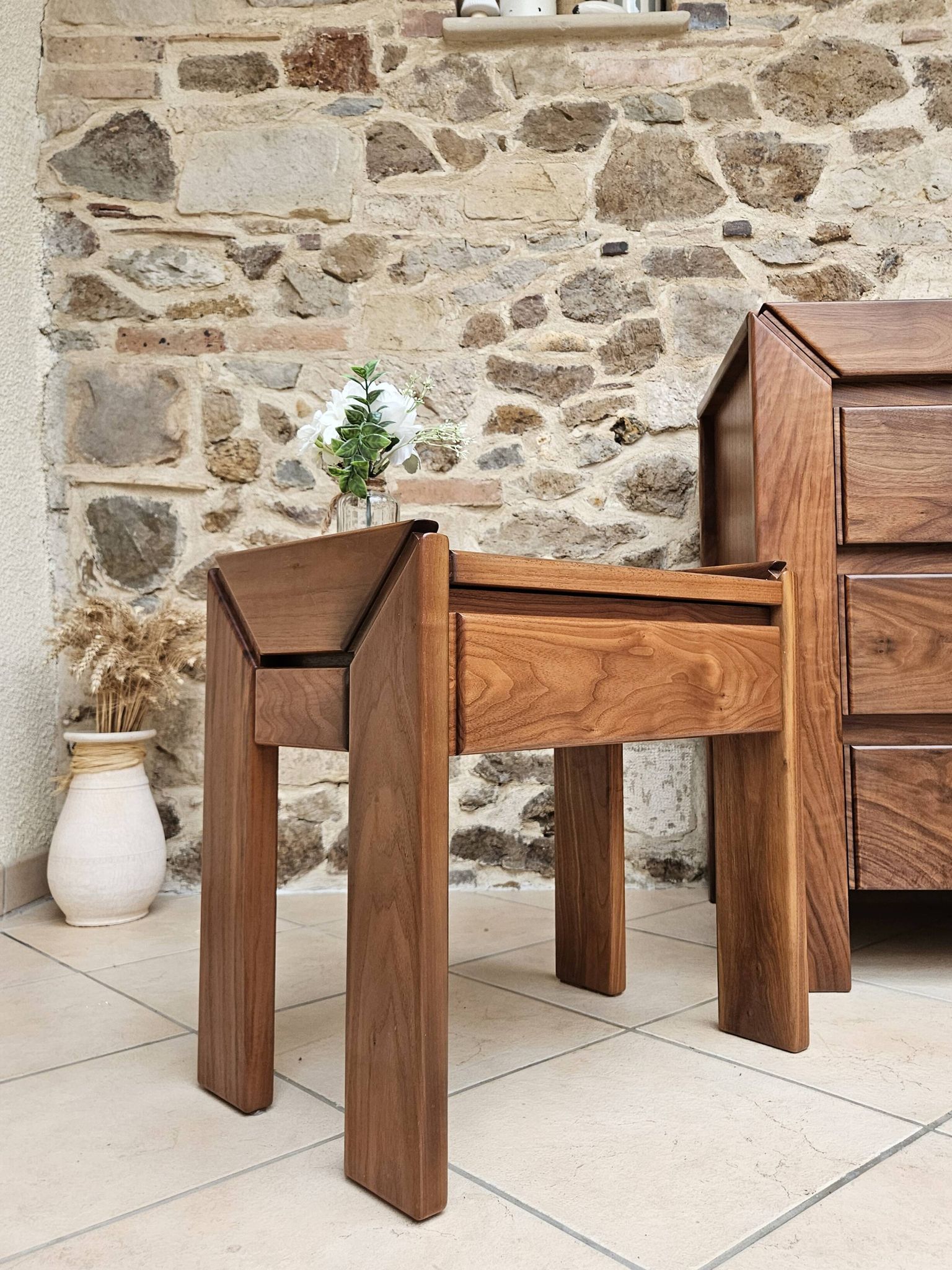 Chest of drawers and bedside table Maison Regain