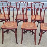 Set of 6 Fischel and EV bistro chairs