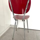 Set of 4 chairs 1960 Formica red perfect condition